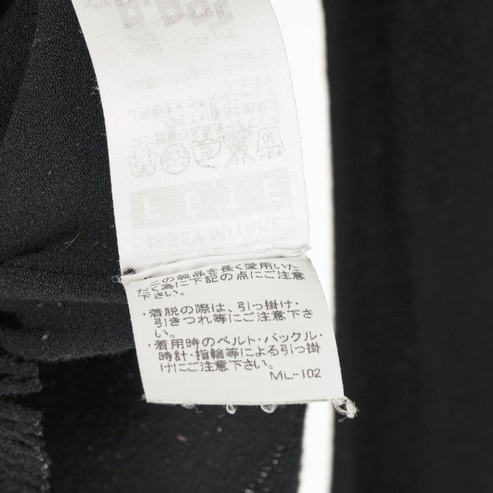 Issey Miyake Fete A-Poc Black Knit Pointelle Turtleneck - Picture 9 of 9